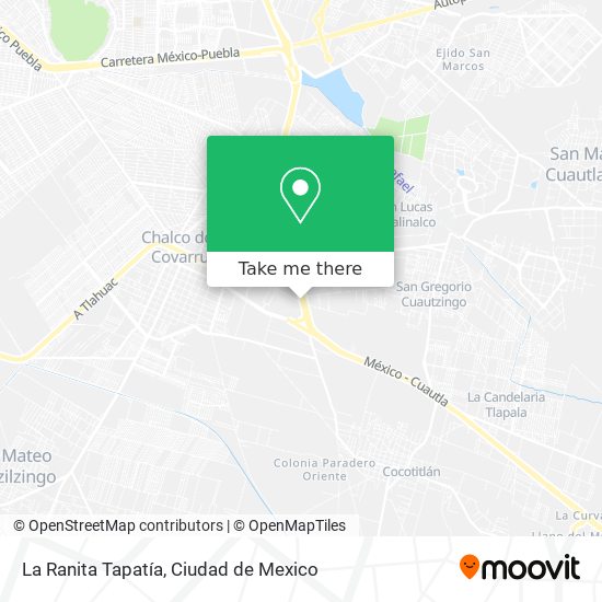 La Ranita Tapatía map