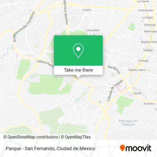 Parque - San Fernando map