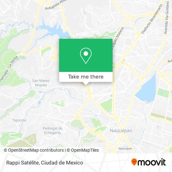 Rappi Satélite map