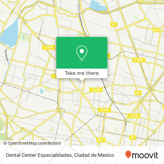 Dental Center Especialidades map