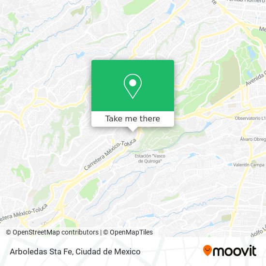 Arboledas Sta Fe map