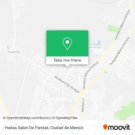 Hadas Salon De Fiestas map