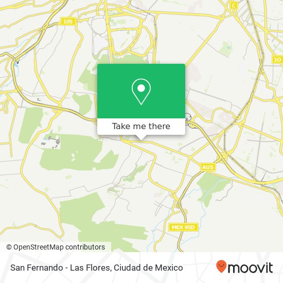 San Fernando - Las Flores map