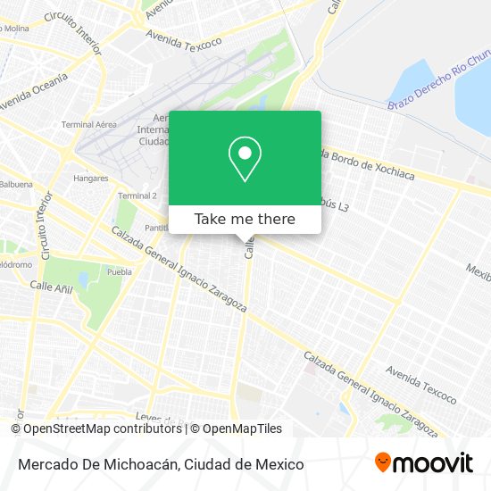 Mercado De Michoacán map