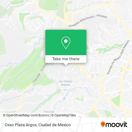 Oxxo Plaza Argos map