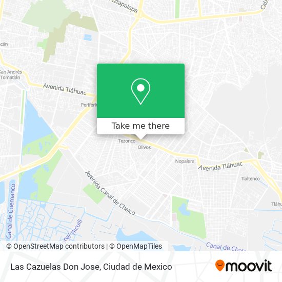 Las Cazuelas Don Jose map