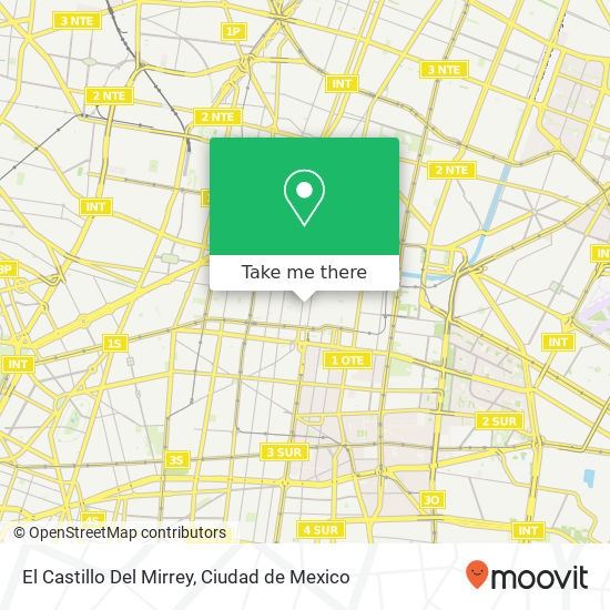 El Castillo Del Mirrey map