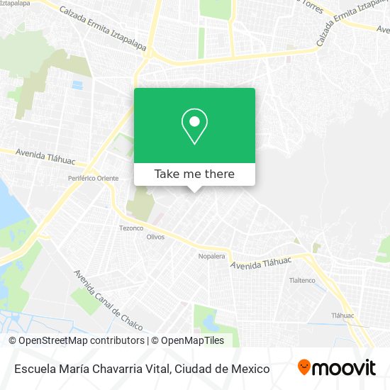 Escuela María Chavarria Vital map