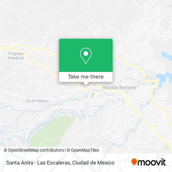 Mapa de Santa Anita - Las Escaleras
