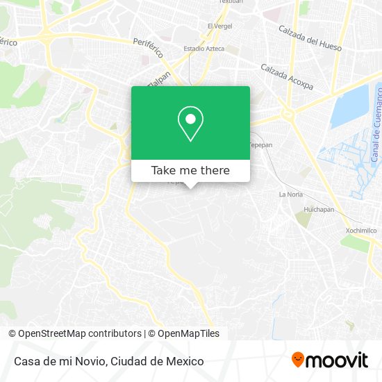 Mapa de Casa de mi Novio