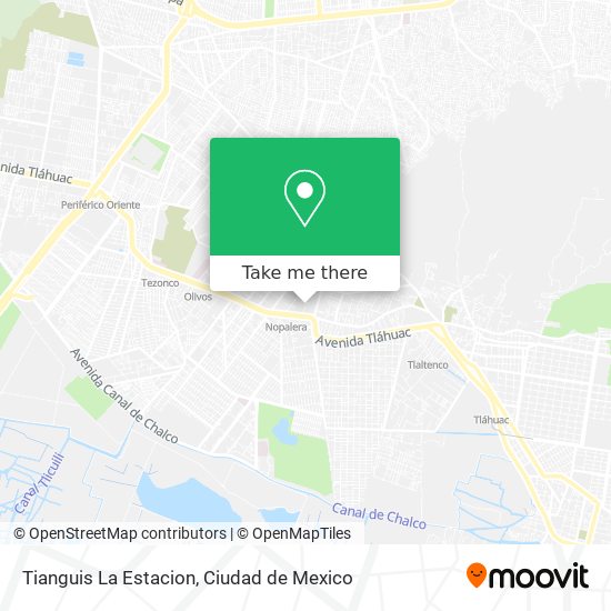 Mapa de Tianguis La Estacion