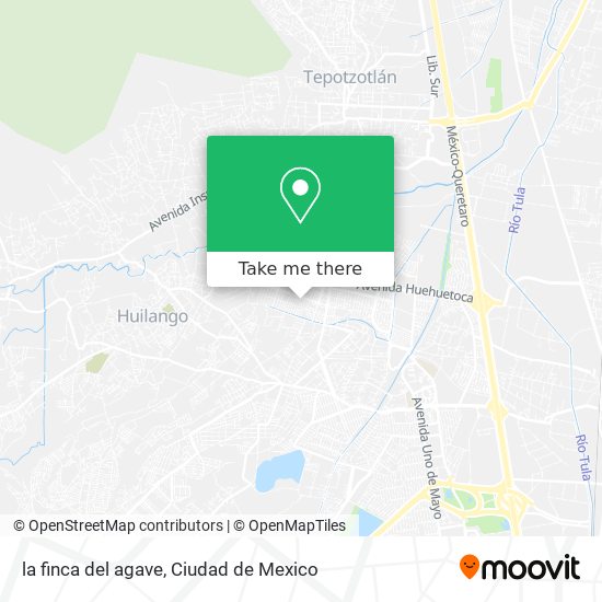 Mapa de la finca del agave