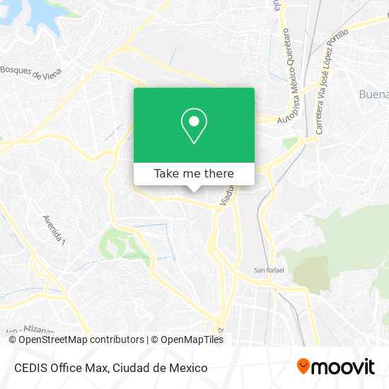 CEDIS Office Max map