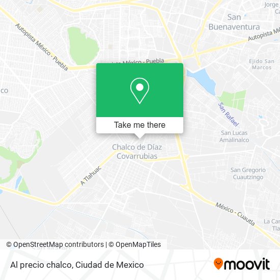 Al precio chalco map