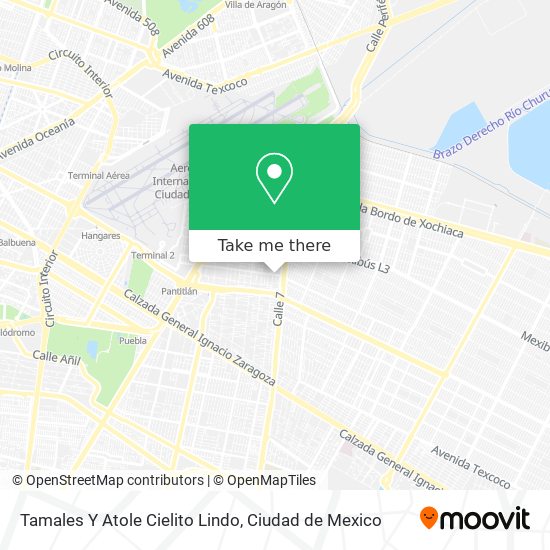 Tamales Y Atole Cielito Lindo map