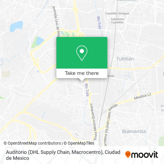 Mapa de Auditorio (DHL Supply Chain, Macrocentro)