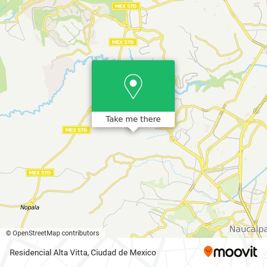 Mapa de Residencial Alta Vitta