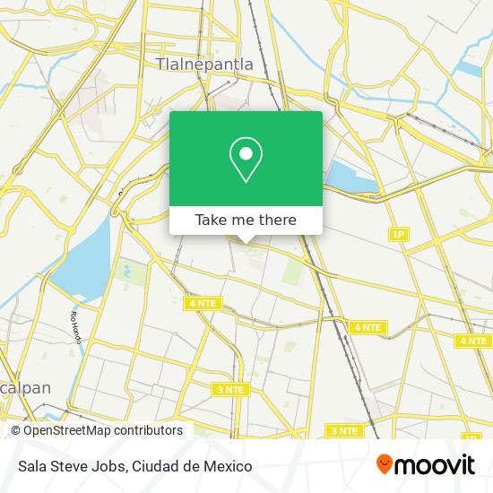 Sala Steve Jobs map