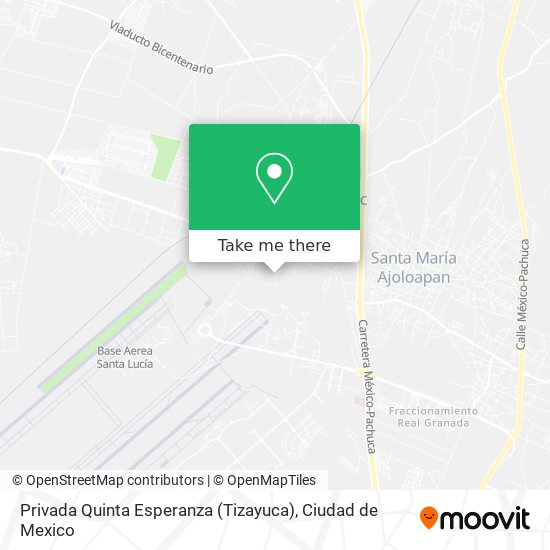 Mapa de Privada Quinta Esperanza (Tizayuca)