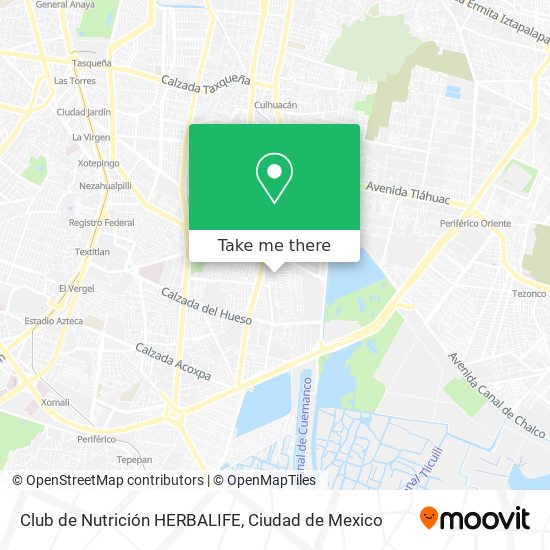 Club de Nutrición HERBALIFE map