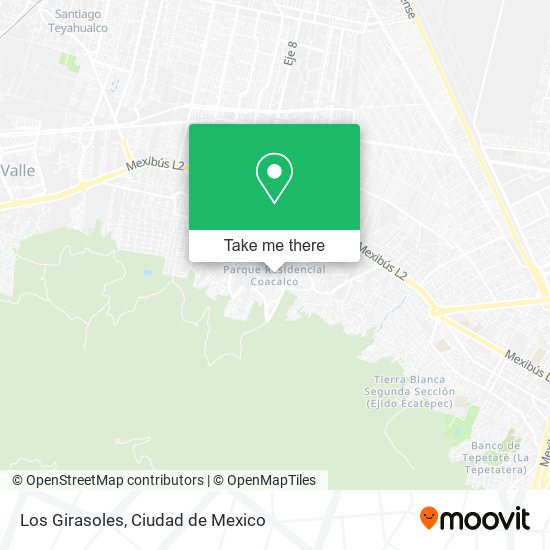 Mapa de Los Girasoles