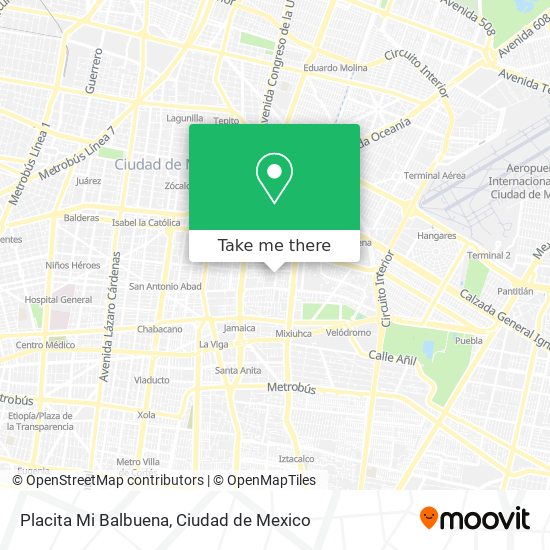 Placita Mi Balbuena map
