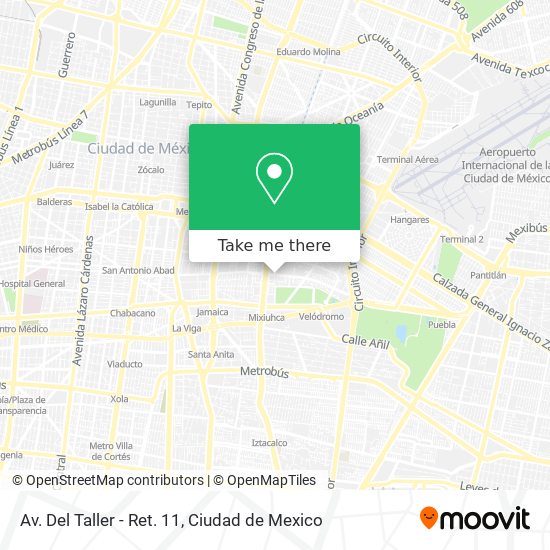 Av. Del Taller - Ret. 11 map