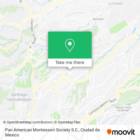 Pan American Montessori Society S.C. map