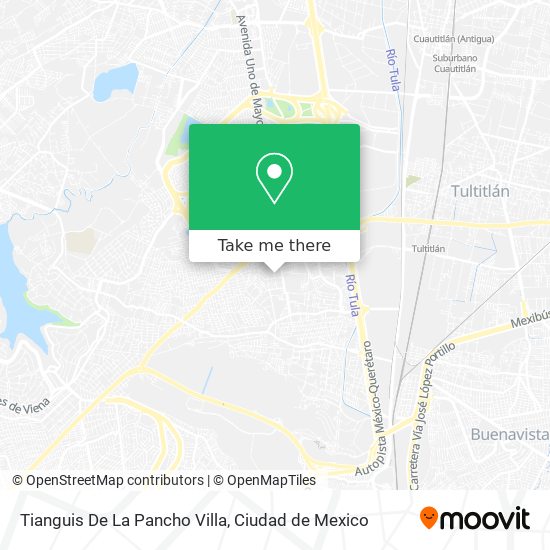 Mapa de Tianguis De La Pancho Villa