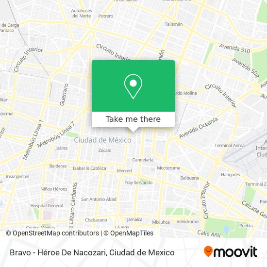 Bravo - Héroe De Nacozari map