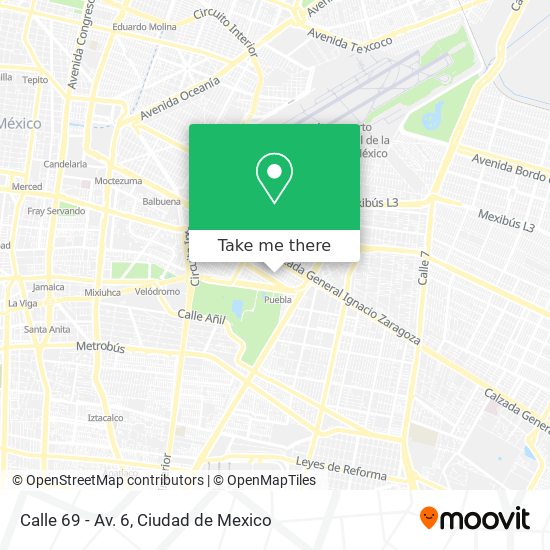 Calle 69 - Av. 6 map