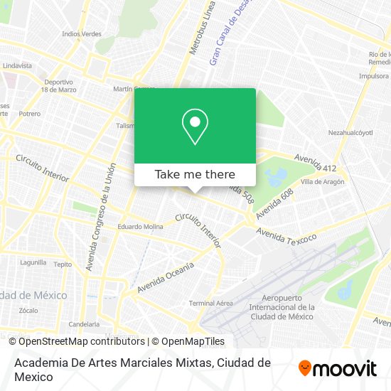 Academia De Artes Marciales Mixtas map
