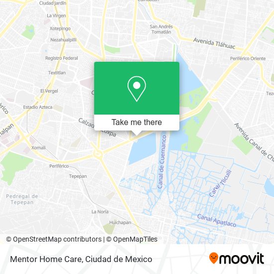 Mentor Home Care map