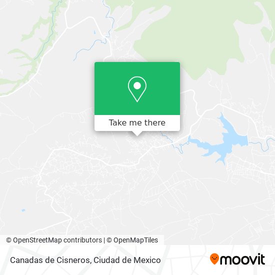 Canadas de Cisneros map