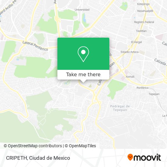 Mapa de CRIPETH