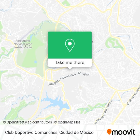 Club Deportivo Comanches map