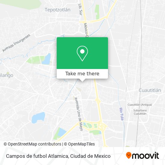 Campos de futbol Atlamica map