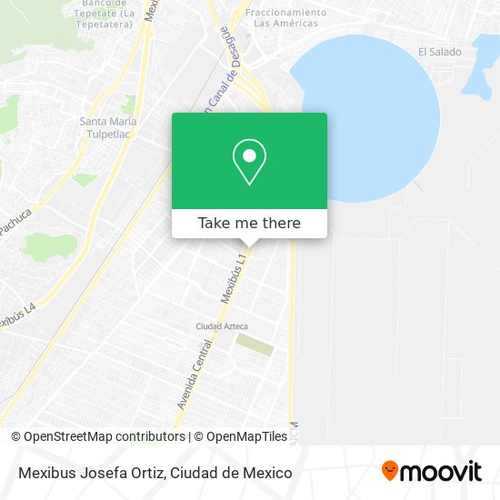 Mexibus Josefa Ortiz map