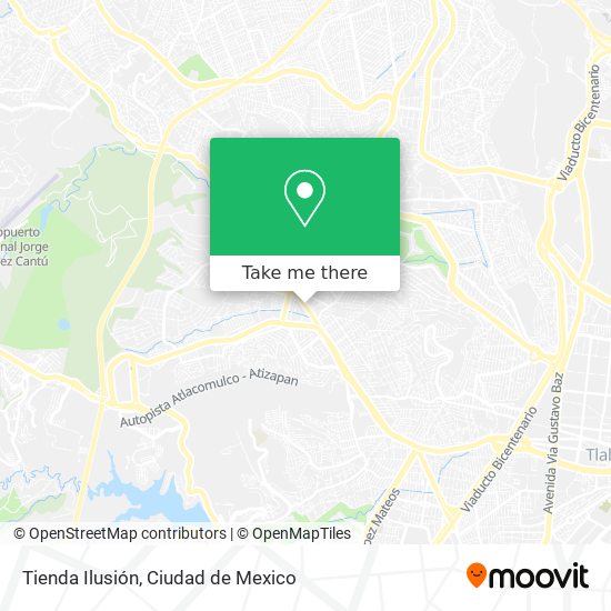 Mapa de Tienda Ilusión