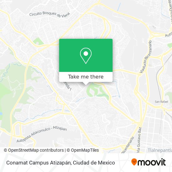 Conamat Campus Atizapán map