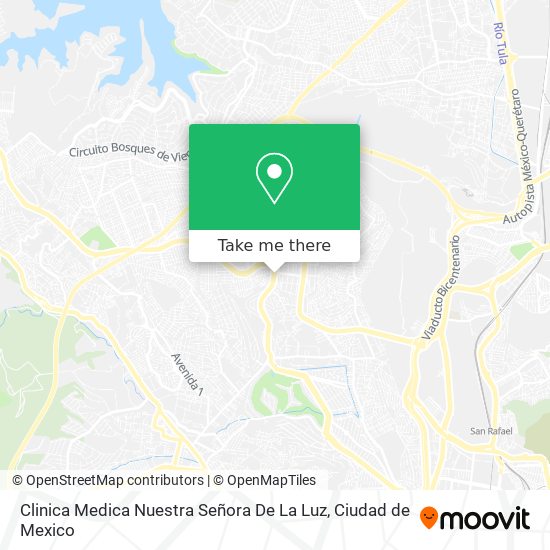 Mapa de Clinica Medica Nuestra Señora De La Luz