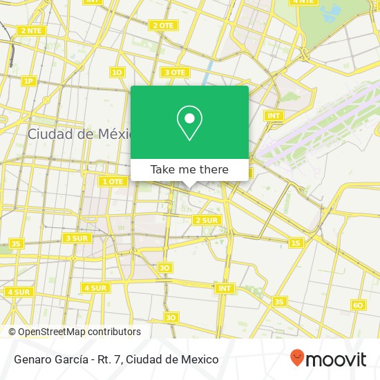 Genaro García - Rt. 7 map