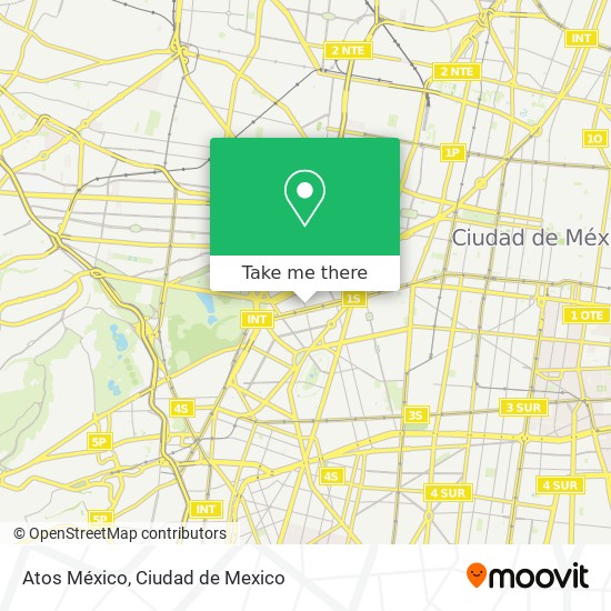 Atos México map