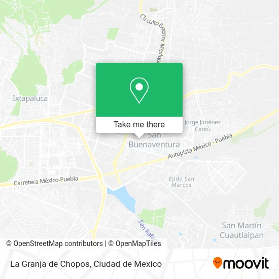 La Granja de Chopos map