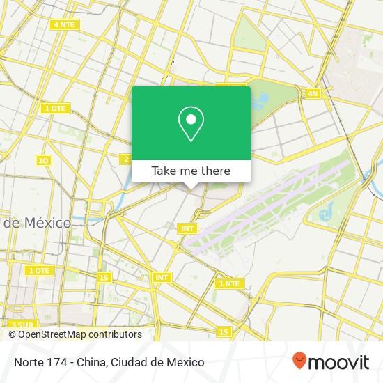 Norte 174 - China map