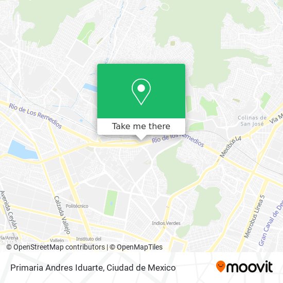 Mapa de Primaria Andres Iduarte