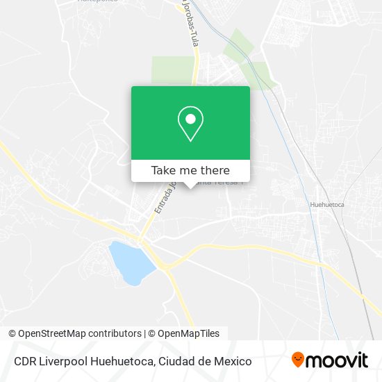 Mapa de CDR Liverpool Huehuetoca