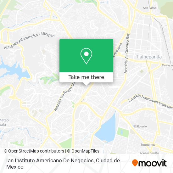 Mapa de Ian Instituto Americano De Negocios