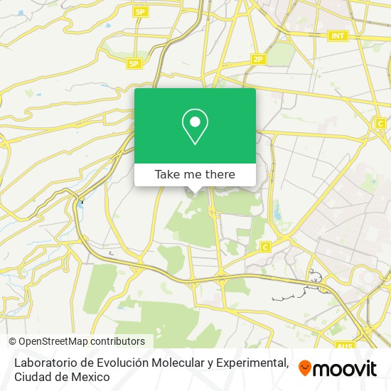 Mapa de Laboratorio de Evolución Molecular y Experimental