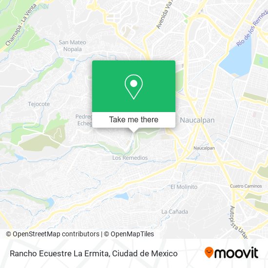 Rancho Ecuestre La Ermita map